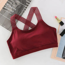 Load image into Gallery viewer, New Fashionable Seamless Sports Bra Women Fitness Top Gym Yoga Bra Shockproof Push Up Sport Bra Running Yoga Gym Crop Top Breathable Workout Bra