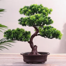 Load image into Gallery viewer, New Festival Potted Simulation Decorative Bonsai Home Office Pine Tree Gift Ornament Lifelike Accessory Artificial Bonsai Artificial Bonsai Tree Fake Greenery for Home Office Desk Wall Book Shelf Decor Room Decor