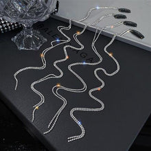 Load image into Gallery viewer, New Flashing Diamond Chain Hairpin Braided Hair Headdress Tassel Hairpin High Sense Temperament Dirty Braided Hairband Gorgeous Hair Accessories For Women