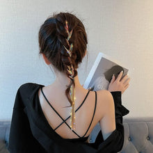 Load image into Gallery viewer, New Flashing Diamond Chain Hairpin Braided Hair Headdress Tassel Hairpin High Sense Temperament Dirty Braided Hairband Gorgeous Hair Accessories For Women