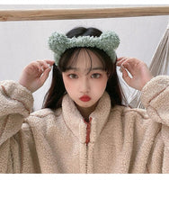 Load image into Gallery viewer, New Gils Cute Plush Bear Rabbit Ears Headband Autumn Winter Head Hoop Cartoon Girls Kid Hairband Headdress Gorgeous Hair Accessories For Women