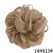 Load image into Gallery viewer, New Girl's Synthetic Chignon Red Pink Purple Blue Green Curly Messy Bun Kids Donut Roller Hair Bun Heat Resistant Fake Hair Wigs For Black Women Cosplay Wigs For Women