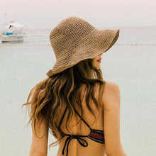 Load image into Gallery viewer, New Girl Sun Hat Unique Trendy Women's Sun Protection Hat Wide Brim Floppy Summer Hats Women Retro Casual Straw Bucket Hat Comfortable Soft Every Day Travel Hat