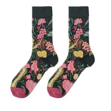 Load image into Gallery viewer, New Girls Cute Cartoon Fruits Sheer Kawaii Lady Women Summer Fall Avocado Lemon Pineapple Cherry Jacquard Socks For Women