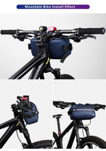 Load image into Gallery viewer, New Handlebar Bag Bicycle Bags Frame Pannier Bag Waterproof Multifunction Portable Shoulder Bag Bike Accessories Multifunction Bike Handlebar Bag Front Bicycle Frame Bag Waterproof Shoulder Bag Handbag Waist Bag