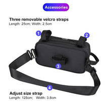 Load image into Gallery viewer, New Handlebar Bag Bicycle Bags Frame Pannier Bag Waterproof Multifunction Portable Shoulder Bag Bike Accessories Multifunction Bike Handlebar Bag Front Bicycle Frame Bag Waterproof Shoulder Bag Handbag Waist Bag