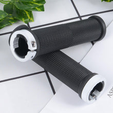 Load image into Gallery viewer, New Handlebar Cover Grips Rubber Soft Anti-Skid Cycling Bike Grips Mountain Road Bike Lock On Handle End Grips Handlebar Lockable Mountain Antiskid Shockproof Aluminum Alloy Locking Ring Comfy Soft TPR Rubber Handlebar