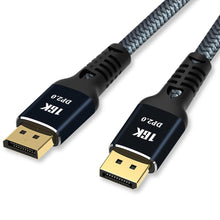Load image into Gallery viewer, New HDR Resolution DisplayPort 2.0 Cable 16K 10K 80Gbps16K DisplayPort 2.0 Cable 10ft Supports 16K@60Hz 0K@60Hz 8K@60Hz 4K@165Hz 4K@144Hz 80Gbps Dynamic HDR Adapter For Video PC Laptop TV Monitor