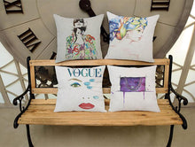 Load image into Gallery viewer, New Horse Cushion Cover Short Plus Luxury Horse Cotton Linen Decorative Pillowcase Cushion Decorative Pillows Covers for Home Sofa Couch Car Bedrooms 45x45cm