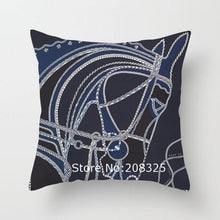 Load image into Gallery viewer, New Horse Cushion Cover Short Plus Luxury Horse Cotton Linen Decorative Pillowcase Cushion Decorative Pillows Covers for Home Sofa Couch Car Bedrooms 45x45cm