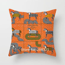 Load image into Gallery viewer, New Horse Cushion Cover Short Plus Luxury Horse Cotton Linen Decorative Pillowcase Cushion Decorative Pillows Covers for Home Sofa Couch Car Bedrooms 45x45cm