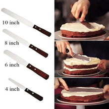 Load image into Gallery viewer, New Incredible 4/6/8/10 Inch Stainless Steel Cake Spatula Butter Cream Icing Frosting Knife Smoother Kitchen Pastry Cake Decoration Tools