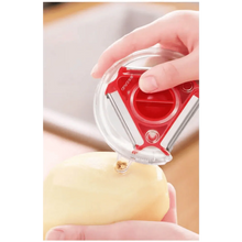 Load image into Gallery viewer, New Incredible Magic Trio Peeler Set Slicer Stainless Steel Peeler Shredder Cutter Multi Peel Blade Kitchen Tool
