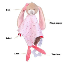 Load image into Gallery viewer, New Incredible Stuffed Toys Soft Animal Rabitt Kids Toy Soothe Appease Towel Saliva Plush Toy for Sleep Pacify Toy Infants Newborn Doll Baby Toys 0 12 Months