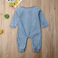 Load image into Gallery viewer, New Infant Kid Baby Girl Boy Clothes Soft Denim Romper Play suit Jumpsuit Outfits 0-24M