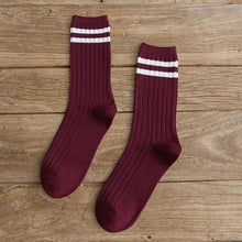 Load image into Gallery viewer, New Loose Solid Colors High School Girls Cute Socks Needles Knitting Cotton Scrunch Socks For Women