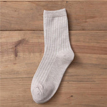 Load image into Gallery viewer, New Loose Solid Colors High School Girls Cute Socks Needles Knitting Cotton Scrunch Socks For Women