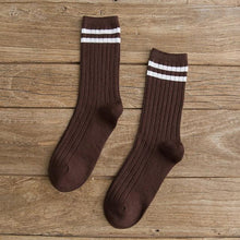 Load image into Gallery viewer, New Loose Solid Colors High School Girls Cute Socks Needles Knitting Cotton Scrunch Socks For Women