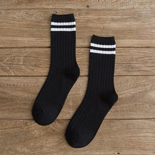 Load image into Gallery viewer, New Loose Solid Colors High School Girls Cute Socks Needles Knitting Cotton Scrunch Socks For Women