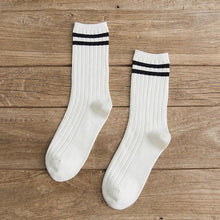 Load image into Gallery viewer, New Loose Solid Colors High School Girls Cute Socks Needles Knitting Cotton Scrunch Socks For Women