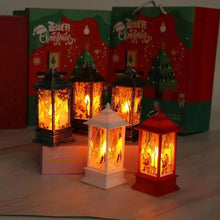 Load image into Gallery viewer, New Luxurious Christmas Ornament LED Lamp Desktop Hanging Santa Claus Elk Lantern Xmas Home Party Decoration Prop Lights Kids Gift