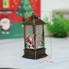 Load image into Gallery viewer, New Luxurious Christmas Ornament LED Lamp Desktop Hanging Santa Claus Elk Lantern Xmas Home Party Decoration Prop Lights Kids Gift