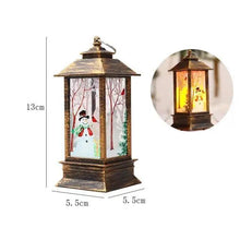 Load image into Gallery viewer, New Luxurious Christmas Ornament LED Lamp Desktop Hanging Santa Claus Elk Lantern Xmas Home Party Decoration Prop Lights Kids Gift