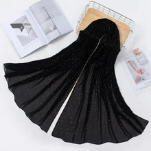 Load image into Gallery viewer, New Luxurious Gold Chiffon Head Scarf Solid Soft Long Muslim Scarves For Women Hijab Musulman Female Shawl and Wrap