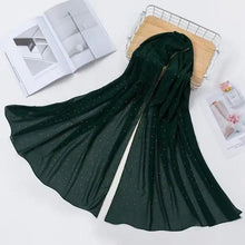 Load image into Gallery viewer, New Luxurious Gold Chiffon Head Scarf Solid Soft Long Muslim Scarves For Women Hijab Musulman Female Shawl and Wrap