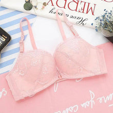 Load image into Gallery viewer, New Luxurious Lace Floral Wireless Bras For Women Front Closure Bras Plus Size Bralette Comfortable Adjusted Push Up Bra