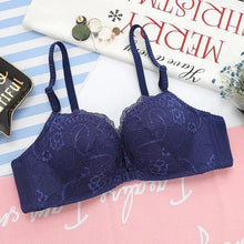 Load image into Gallery viewer, New Luxurious Lace Floral Wireless Bras For Women Front Closure Bras Plus Size Bralette Comfortable Adjusted Push Up Bra
