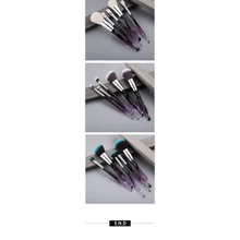 Load image into Gallery viewer, New Luxury Cosmic Color New Luxury Crystal Makeup Brushes Powder Foundation Eyeshadow Eyebrow Cosmetics for Face Fan Make Up Brush Set