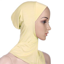 Load image into Gallery viewer, New Luxury Fashion Winter Soft Colorful Inner Hijab Cap Muslim Turban Hijab Caps Muslim Under Scarf Women Lightweight Hijab Bonnet Muslim Women Elegant Scarf Turbans Head For Women Women's Hijabs Hijab Caps Hat For Women