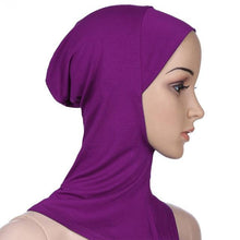 Load image into Gallery viewer, New Luxury Fashion Winter Soft Colorful Inner Hijab Cap Muslim Turban Hijab Caps Muslim Under Scarf Women Lightweight Hijab Bonnet Muslim Women Elegant Scarf Turbans Head For Women Women's Hijabs Hijab Caps Hat For Women