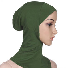 Load image into Gallery viewer, New Luxury Fashion Winter Soft Colorful Inner Hijab Cap Muslim Turban Hijab Caps Muslim Under Scarf Women Lightweight Hijab Bonnet Muslim Women Elegant Scarf Turbans Head For Women Women's Hijabs Hijab Caps Hat For Women
