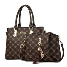 Load image into Gallery viewer, New Luxury Leather Bags Set 2 Pcs Handbag For Women And Girls Stylish Shoulder Gift Bag For Females