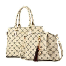 Load image into Gallery viewer, New Luxury Leather Bags Set 2 Pcs Handbag For Women And Girls Stylish Shoulder Gift Bag For Females