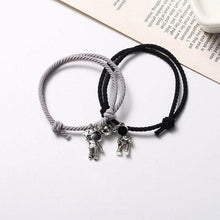 Load image into Gallery viewer, New Magnet Couple Bracelet Star Astronaut Bracelet Attractive Fashion Star Magnetic Bracelets For Couples Jewelry Gifts Set For Bestfriend Girlfriend Boyfriend Women Men