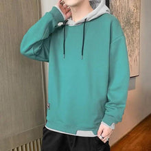 Load image into Gallery viewer, New Men Casual Sweatshirt Hoodies Male Solid Color Pullover Tops Spring Autumn Winter Pullover Floral Print Flannel Check Hoodie Autumn Jackets For Men