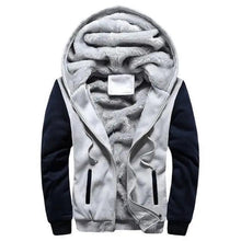 Load image into Gallery viewer, New Men Hoodies Winter Thick Warm Fleece Men Hoodies Coat Sportwear Male Streetwear Men Winter Warm Fleece Sweater Jacket Thick Padded Coat Hoodie