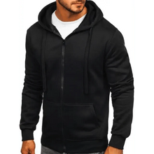 Load image into Gallery viewer, New Mens Casual Hoodies Sweatshirts Male Hooded Long Sleeve Solid Hoodie Pullover Sweater Sports Sweatshirt Hoodie for Men Black Green Solid Color Hooded Outerwear Tops