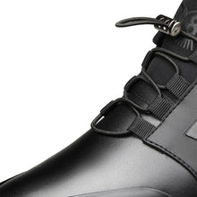 Load image into Gallery viewer, New Mens Casual Leather Lace Up Sneakers Solid Color Breathable Business Mens Fashion Leather Dress Sneakers Flexible Business Casual Non-Slip Shoes For Men
