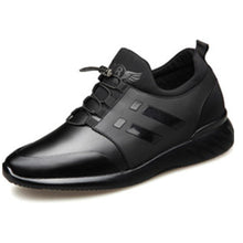 Load image into Gallery viewer, New Mens Casual Leather Lace Up Sneakers Solid Color Breathable Business Mens Fashion Leather Dress Sneakers Flexible Business Casual Non-Slip Shoes For Men