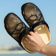 Load image into Gallery viewer, New Mens Sandals Summer Flip Flops Slippers Outdoor Beach Casual Shoes Sandals Water Shoes Outdoor Beach Yard Pool Shower Summer Sandals Outdoor Slippers