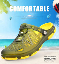 Load image into Gallery viewer, New Mens Sandals Summer Flip Flops Slippers Outdoor Beach Casual Shoes Sandals Water Shoes Outdoor Beach Yard Pool Shower Summer Sandals Outdoor Slippers
