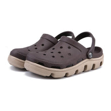 Load image into Gallery viewer, New Mens Summer Slippers Beach Sandals Jelly Shoes Men Outdoor Sandals Hollow Clogs Adjustable Garden Slippers House Shoes Durable Lightweight Beach Clogs