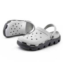Load image into Gallery viewer, New Mens Summer Slippers Beach Sandals Jelly Shoes Men Outdoor Sandals Hollow Clogs Adjustable Garden Slippers House Shoes Durable Lightweight Beach Clogs