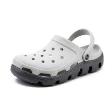 Load image into Gallery viewer, New Mens Summer Slippers Beach Sandals Jelly Shoes Men Outdoor Sandals Hollow Clogs Adjustable Garden Slippers House Shoes Durable Lightweight Beach Clogs