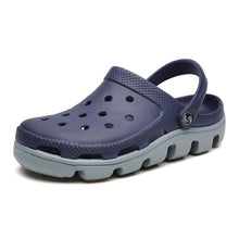 Load image into Gallery viewer, New Mens Summer Slippers Beach Sandals Jelly Shoes Men Outdoor Sandals Hollow Clogs Adjustable Garden Slippers House Shoes Durable Lightweight Beach Clogs
