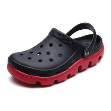 Load image into Gallery viewer, New Mens Summer Slippers Beach Sandals Jelly Shoes Men Outdoor Sandals Hollow Clogs Adjustable Garden Slippers House Shoes Durable Lightweight Beach Clogs
